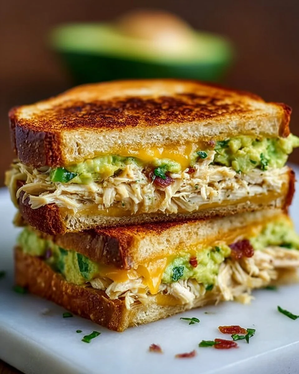 Chicken Avocado Melt Sandwich