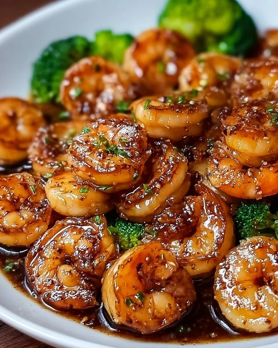 High-Protein Honey Garlic Shrimp