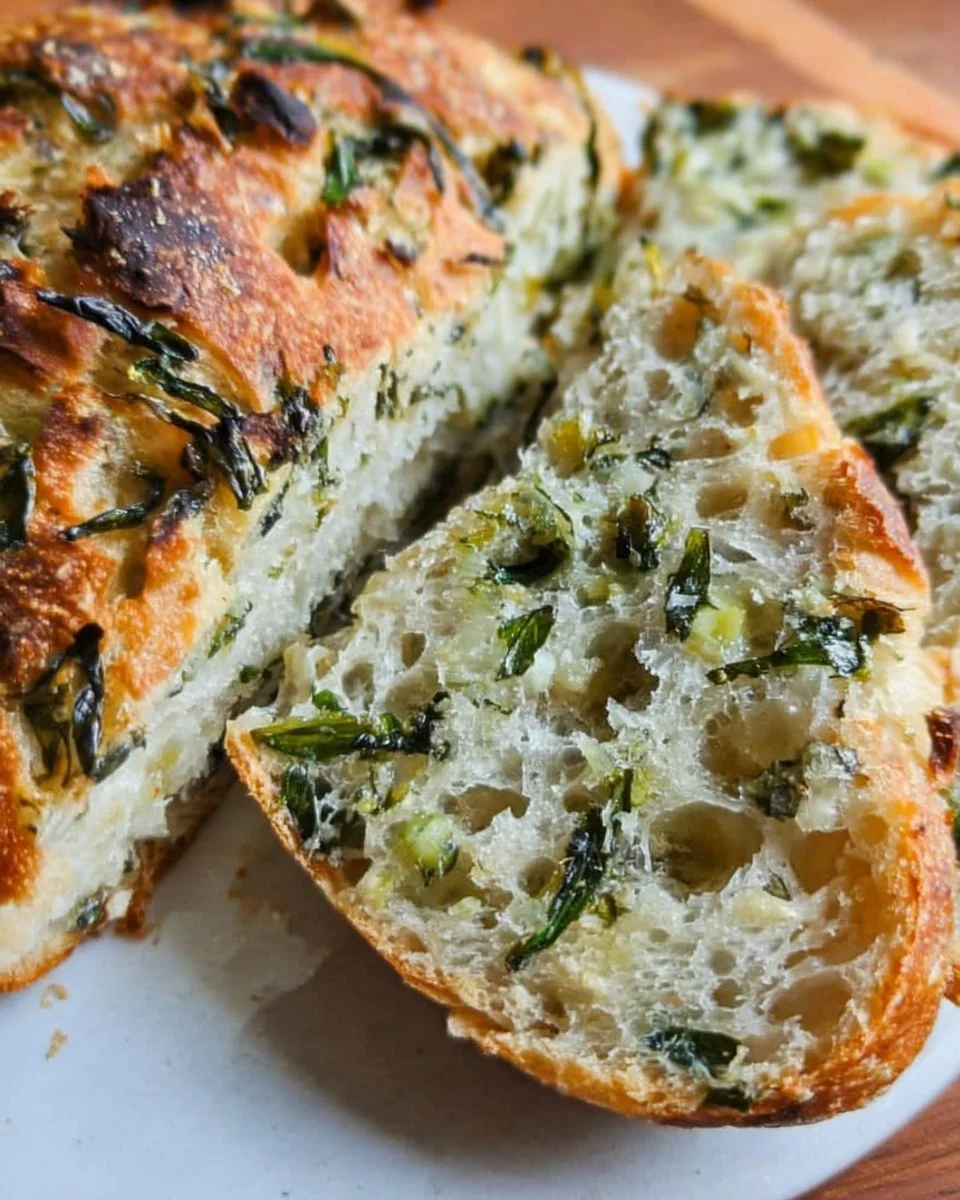 Knuspriges Bärlauchbrot