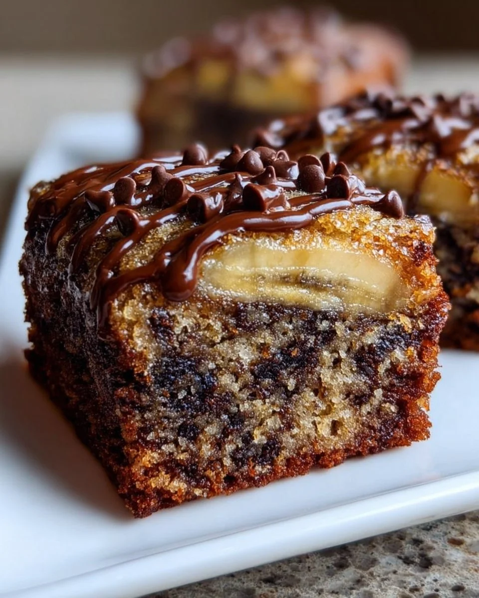 Bananenbrot-Brownies