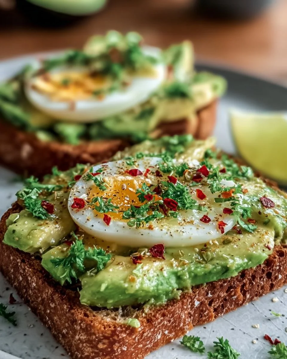 Cremiger Avocado-Mittagstoast