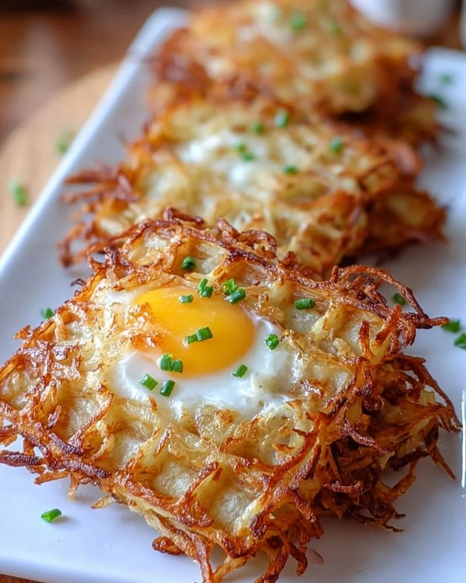 Herzhafte Hashbrowns-Chaffles