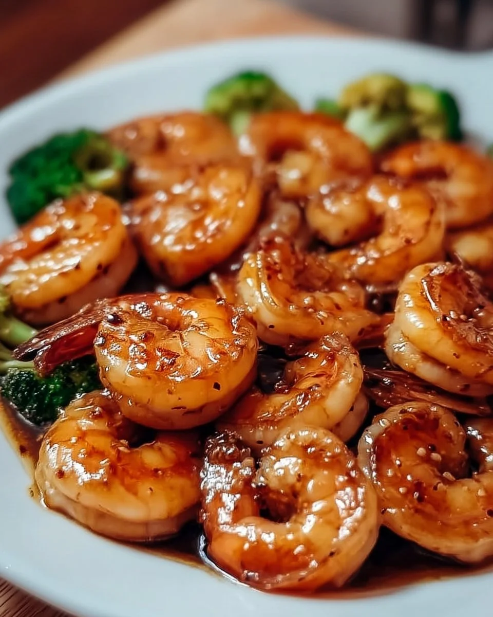 High-Protein Honig Knoblauch Garnelen