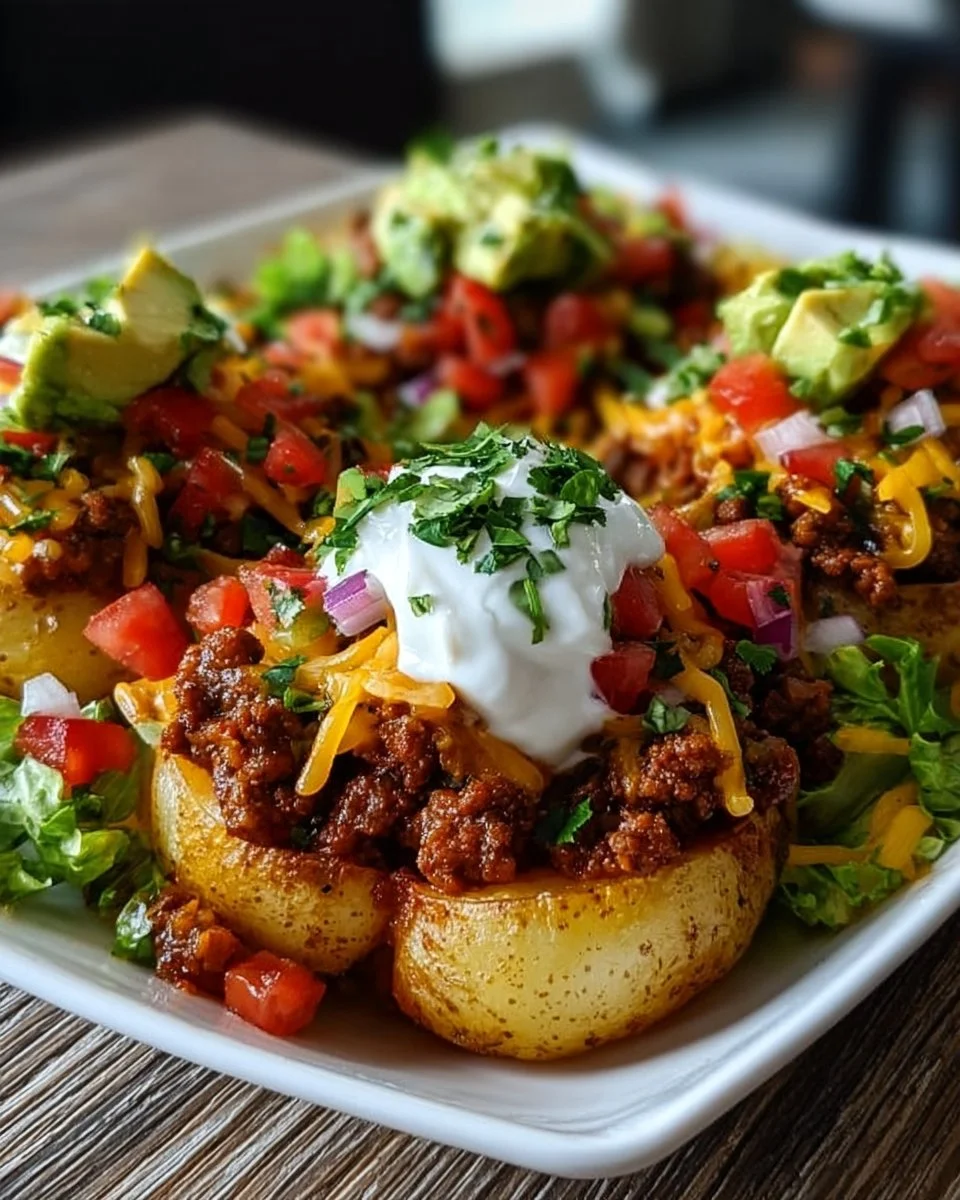 Laden Kartoffel-Taco-Schüssel