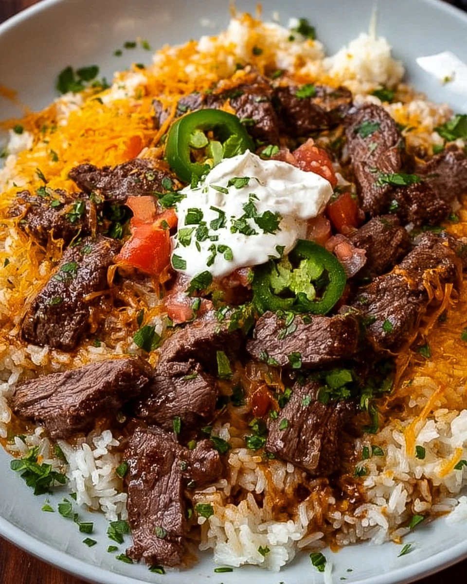 Steak Queso Reis: Ein geschmackvolles Rezept