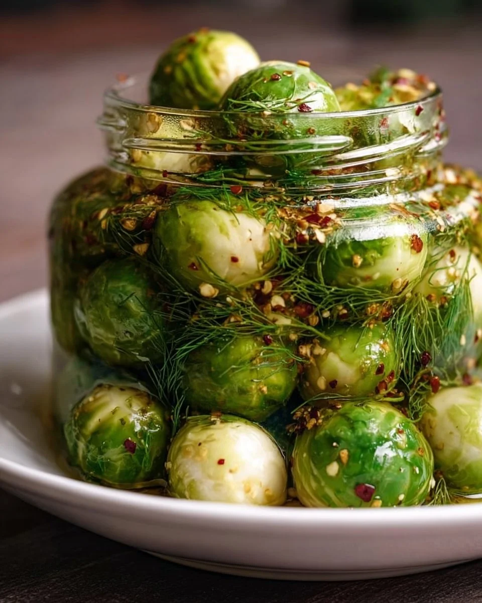 Eingelegte Rosenkohl