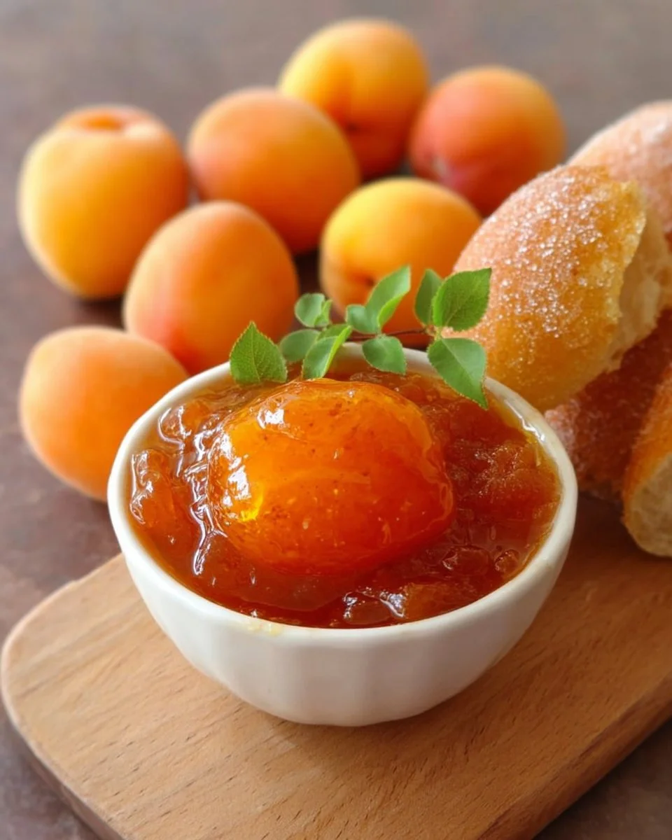 Aprikosenmarmelade mit Limette
