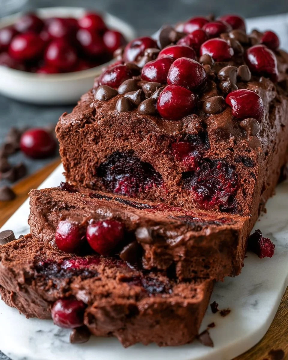 Chocolate Cherry Quick Bread
