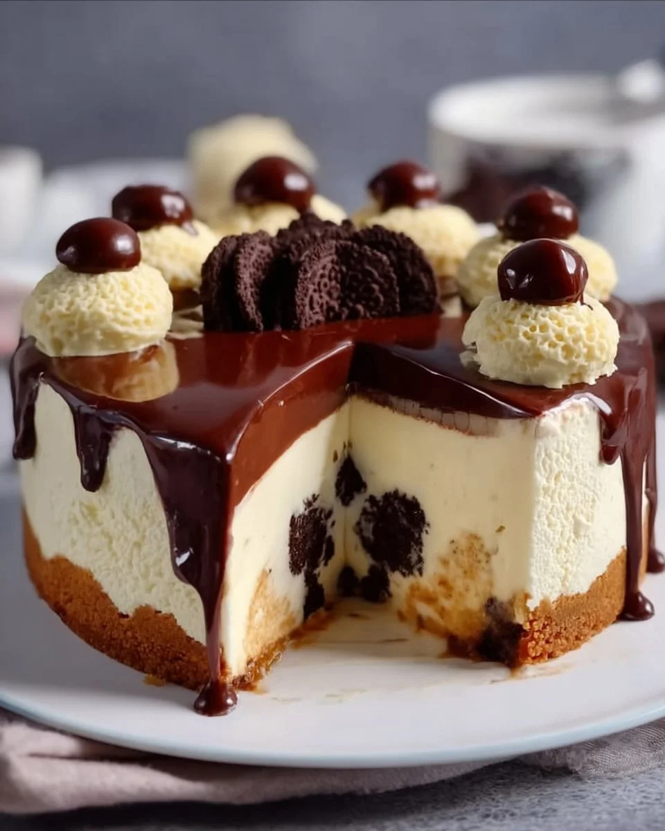 Himmlisch cremige Torte mit Keksboden und Mascarpone