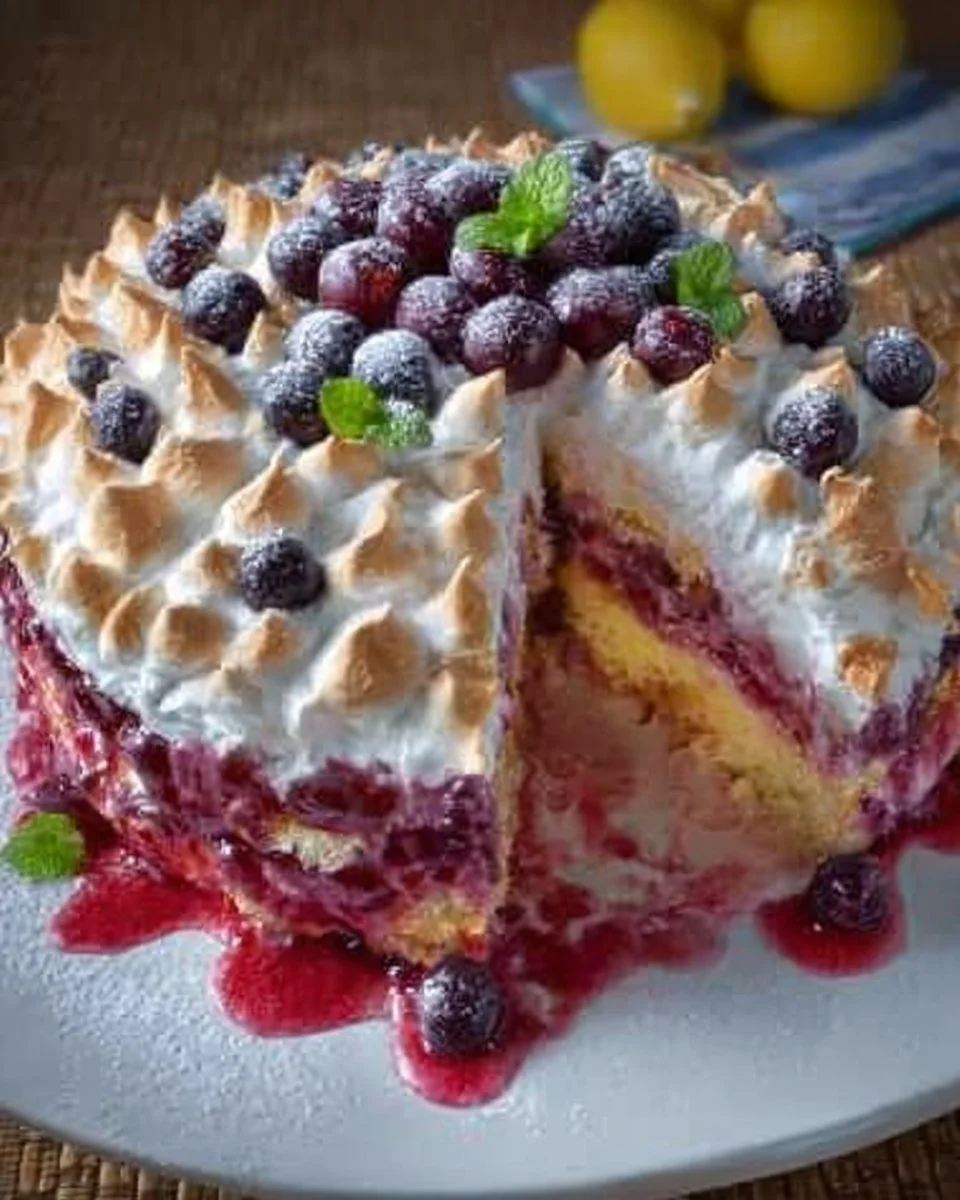 Johannisbeer-Baiser-Kuchen – einfach – von tigerlilly63