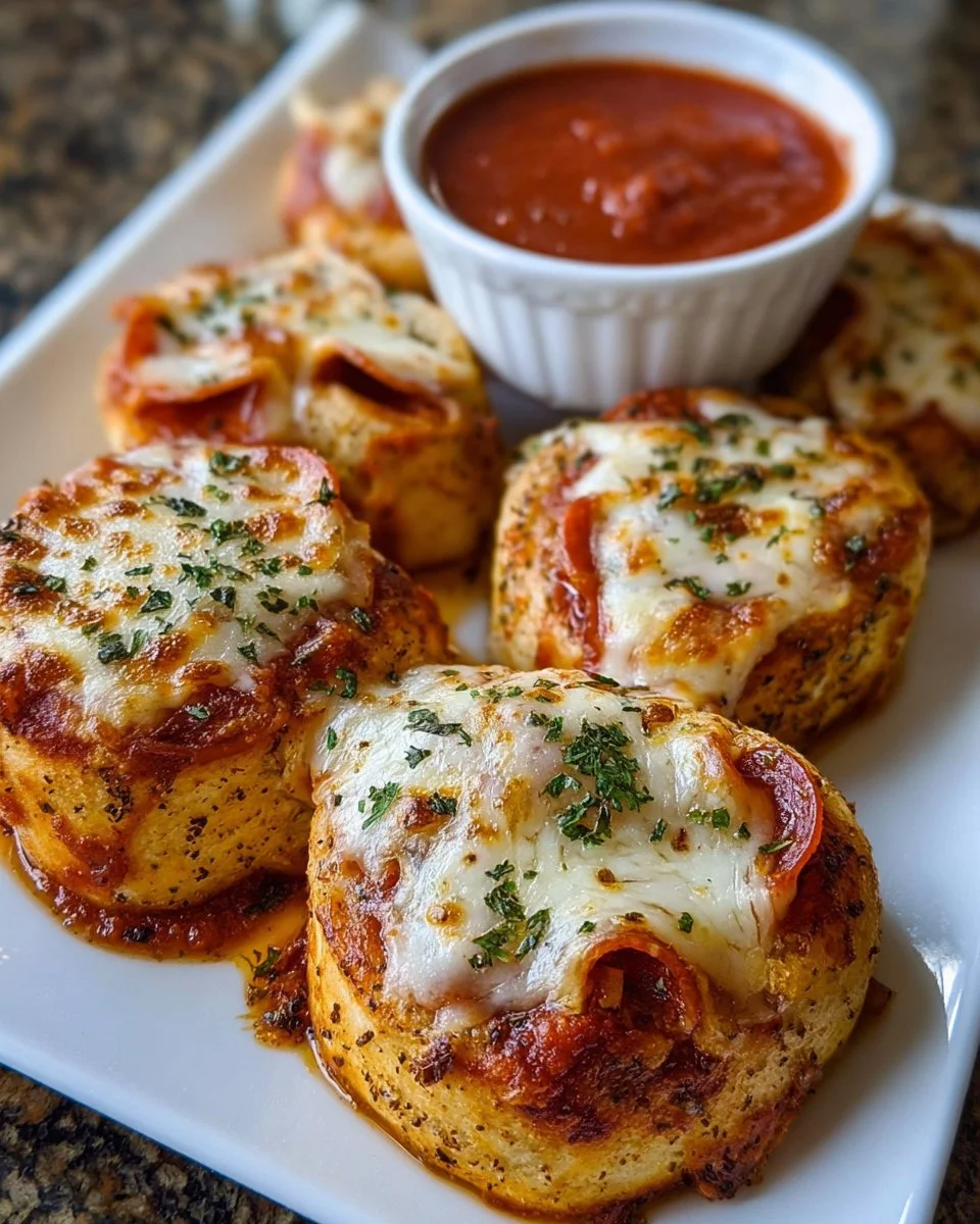 Low-Calorie Pizza Rolls