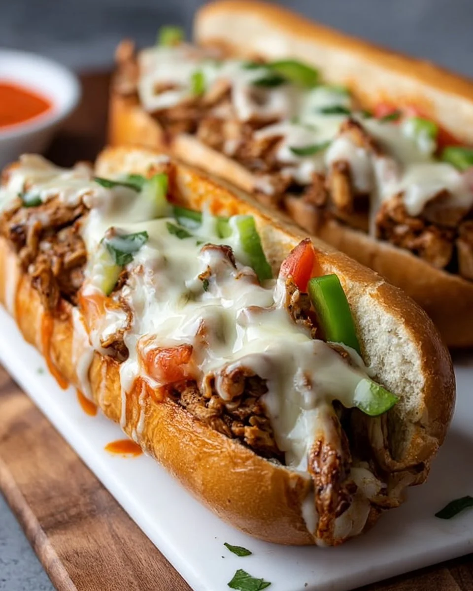 Pin von Hannas Rezepte auf Rezepte | Hühnchen-Cheesesteak, Cheesesteak-Rezept, Rezepte