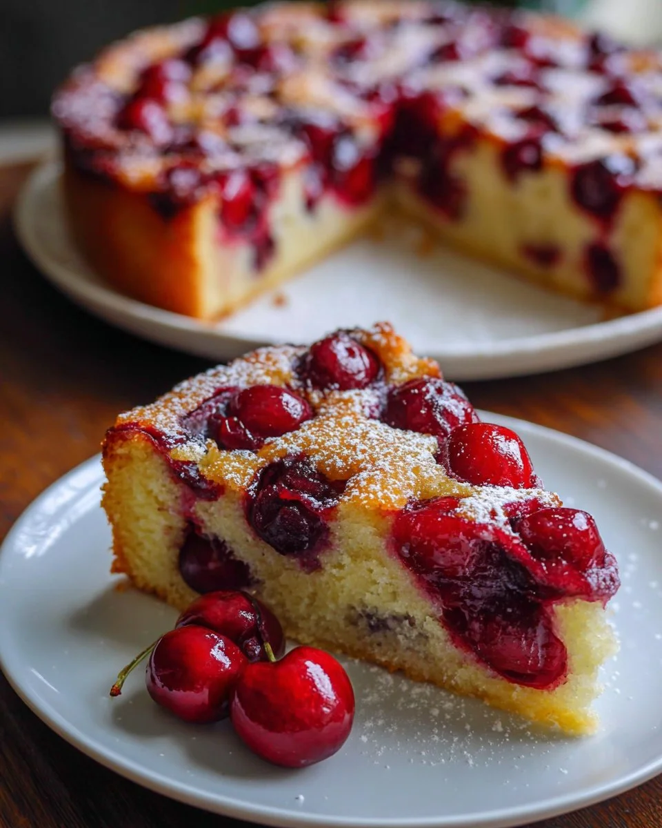 Simple Cherry Cake