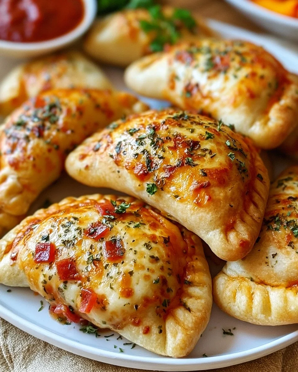 Mini-Calzones aus der Heißluftfritteuse