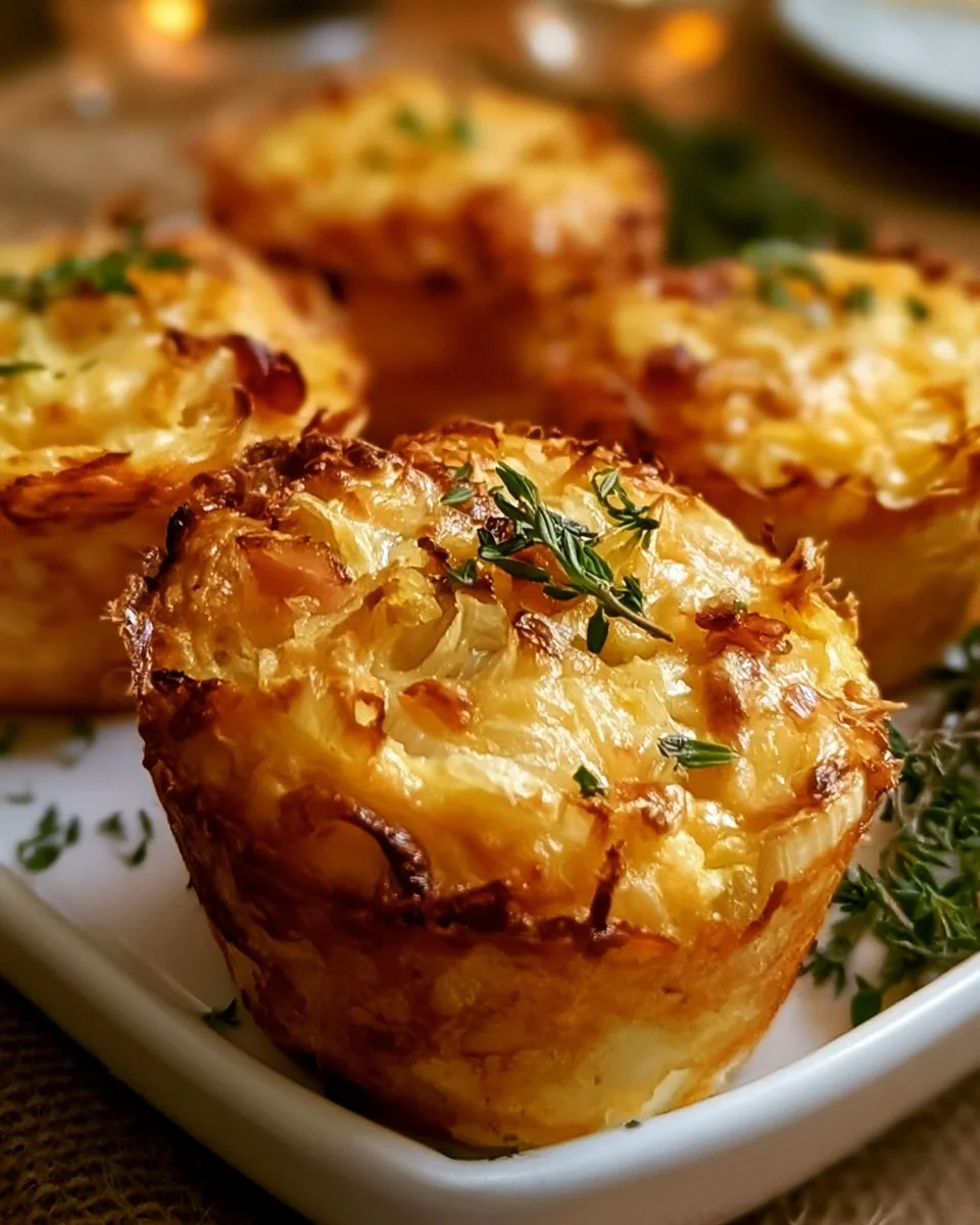 Zwiebelkuchenmuffins für jede Gelegenheit